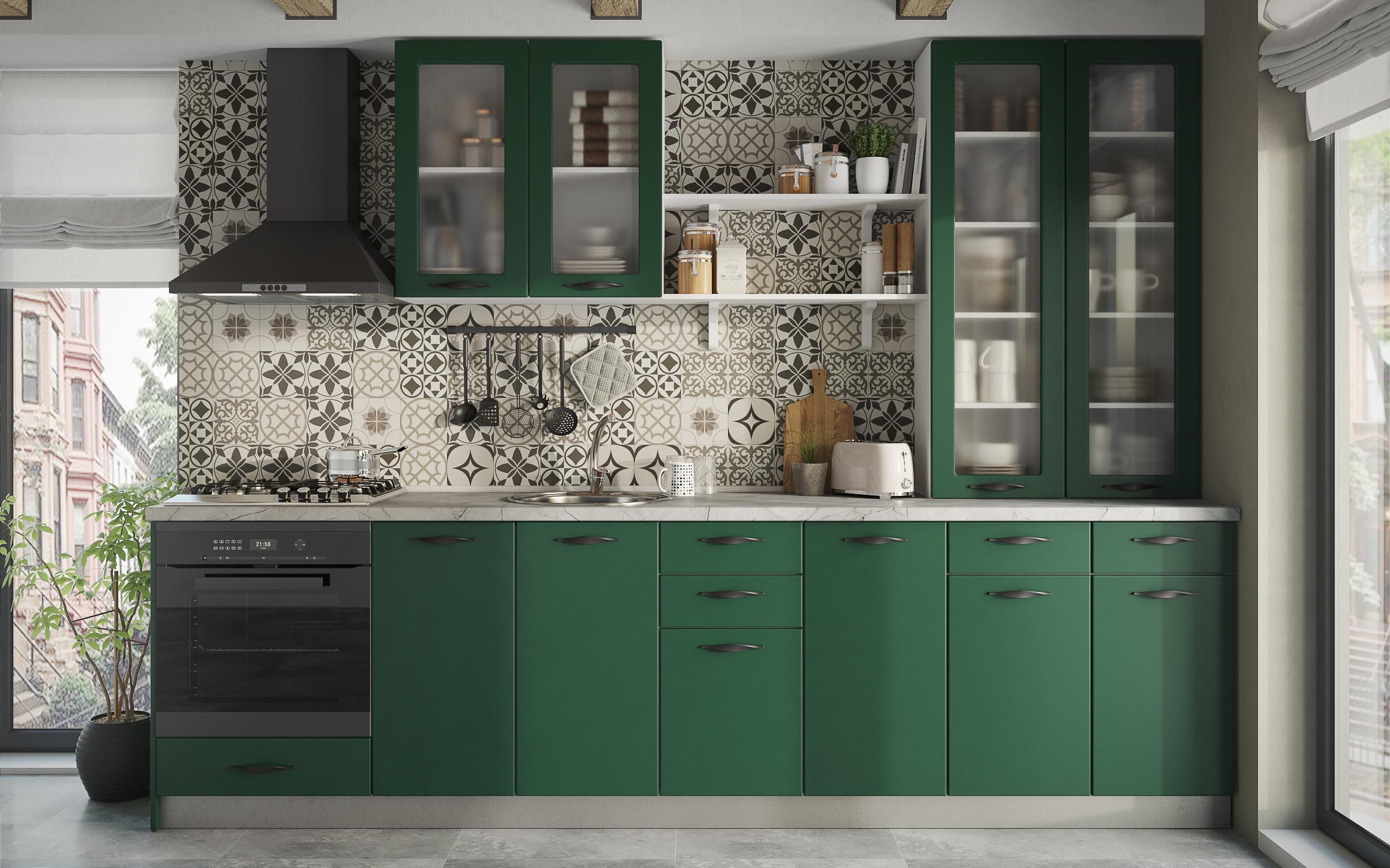 Dulap pentru cuptor Simon 01, verde  2